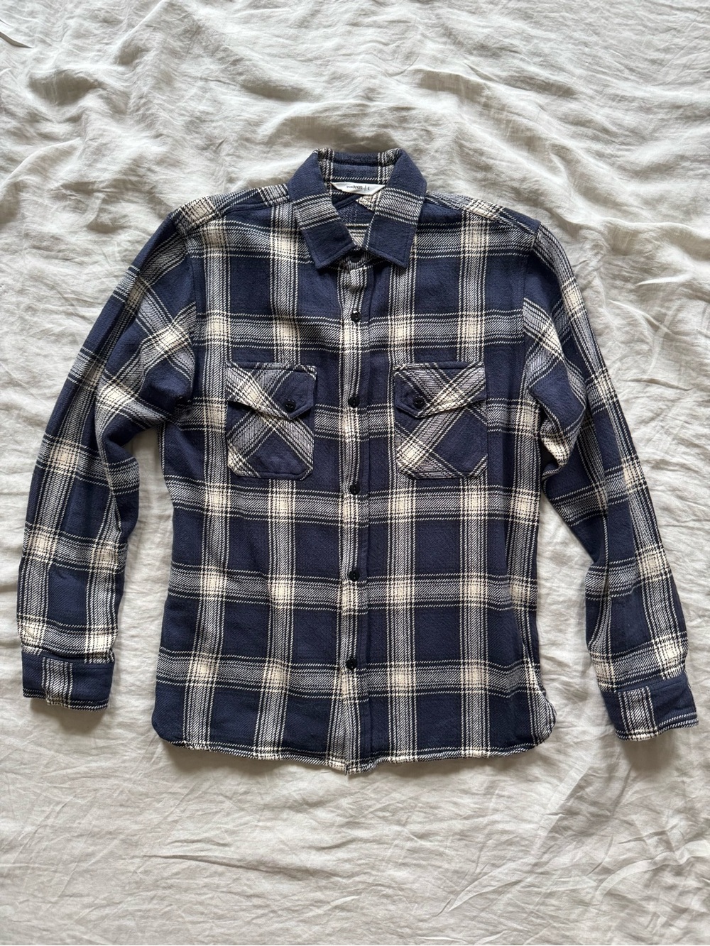 3sixteen Crosscut Flannel - Midnight Plaid - L